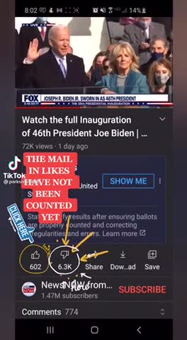 The mail in likes haven’t been counted yet!