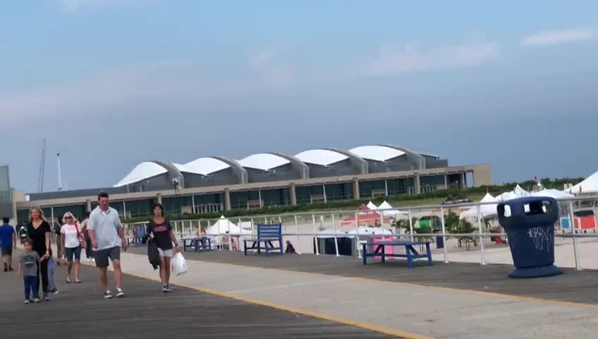 Wildwood boardwalk -the beginning