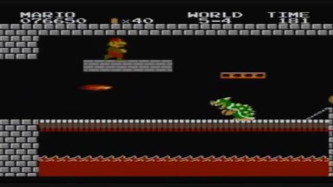 NES Super Mario Bros World 5-4
