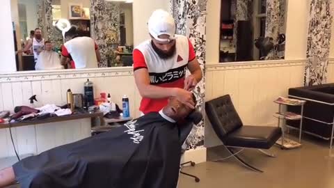 Never Fall Asleep In The Barber's Chair!