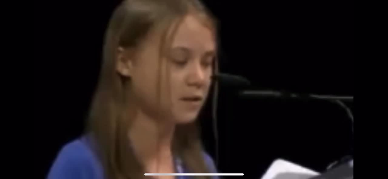 POWERFUL message from Greta