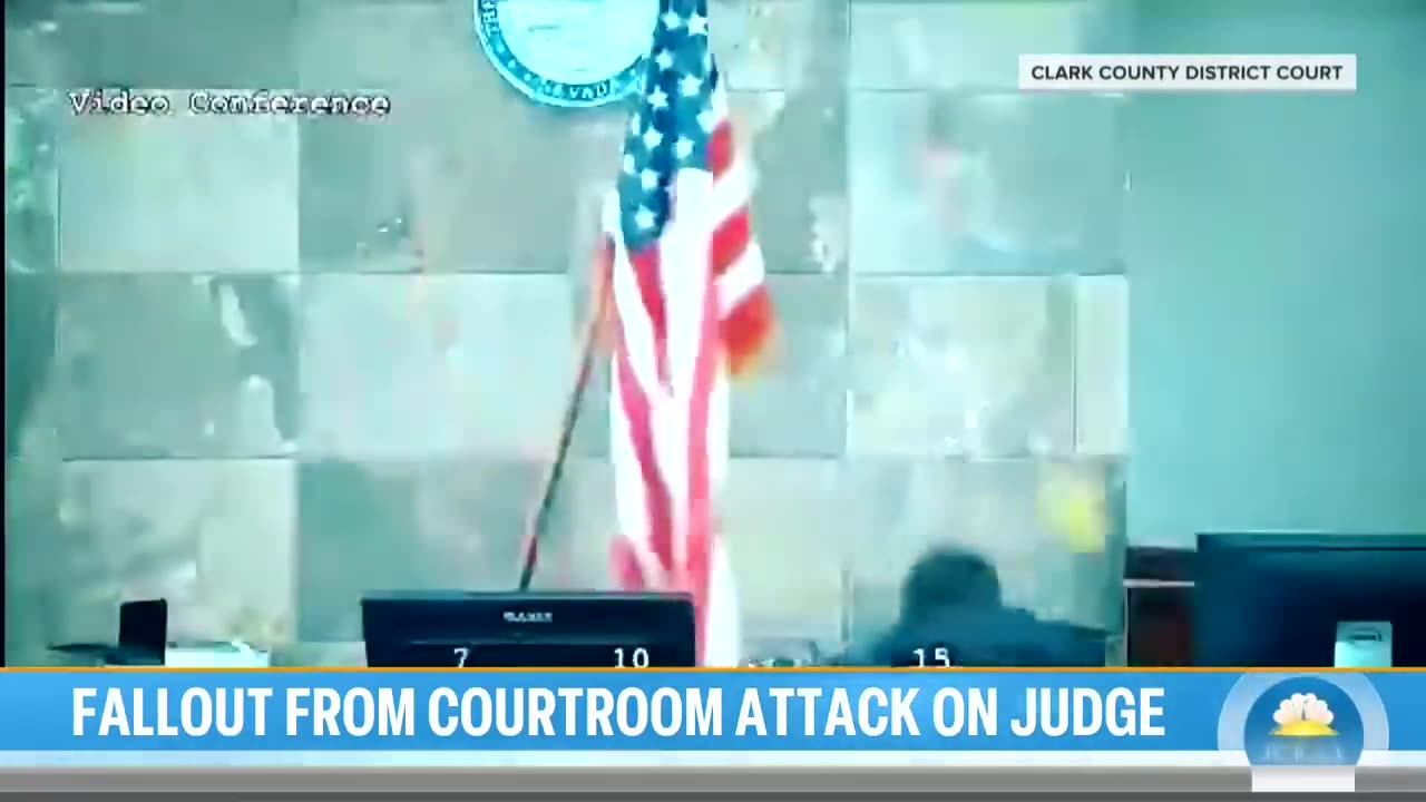 Courtroom Judge attacked