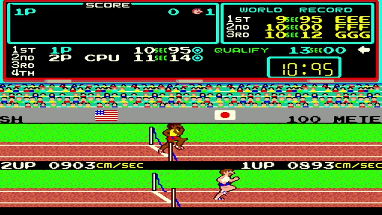 Track and Field #retrogaming #arcadegame #nedeulers #trackandfield