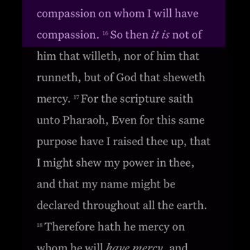 Morning Prayer 348: Romans 9:15