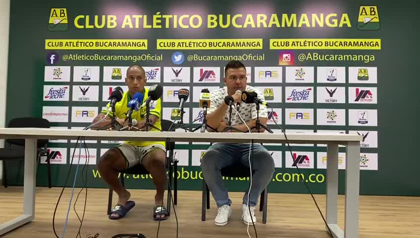 Rueda de prensa Atlético Bucaramanga