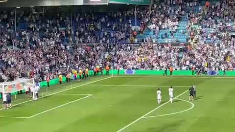 Jesse Marsch laps up the Elland Road applause at the final whistle