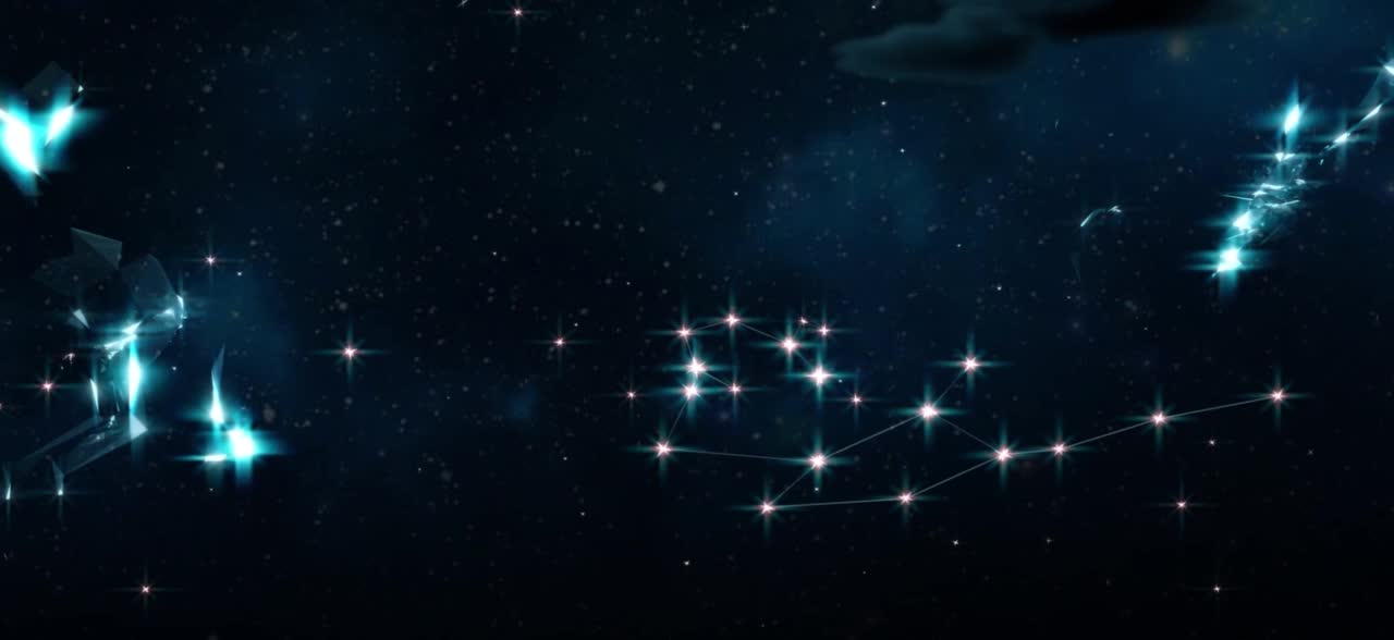It's past the night sky.
