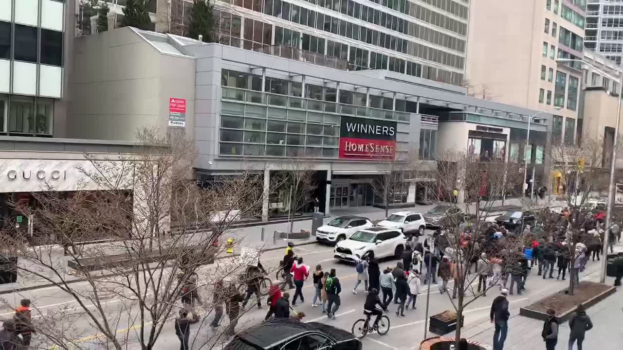 Anti lockdown protest marched peacefully with no fines