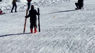 Downhill Sledding Ruins People's Walk