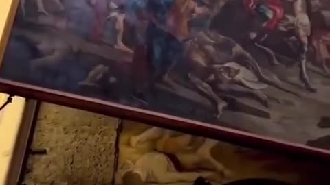 Hidden Painting of St. George Killing a Reptile Found Behind 16th-century Painting in Italian Church