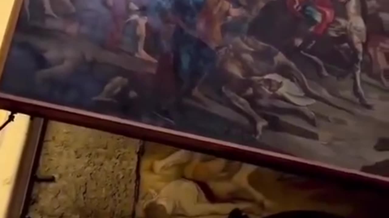 Hidden Painting of St. George Killing a Reptile Found Behind 16th-century Painting in Italian Church