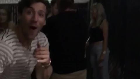 Guy tries to sneak into club