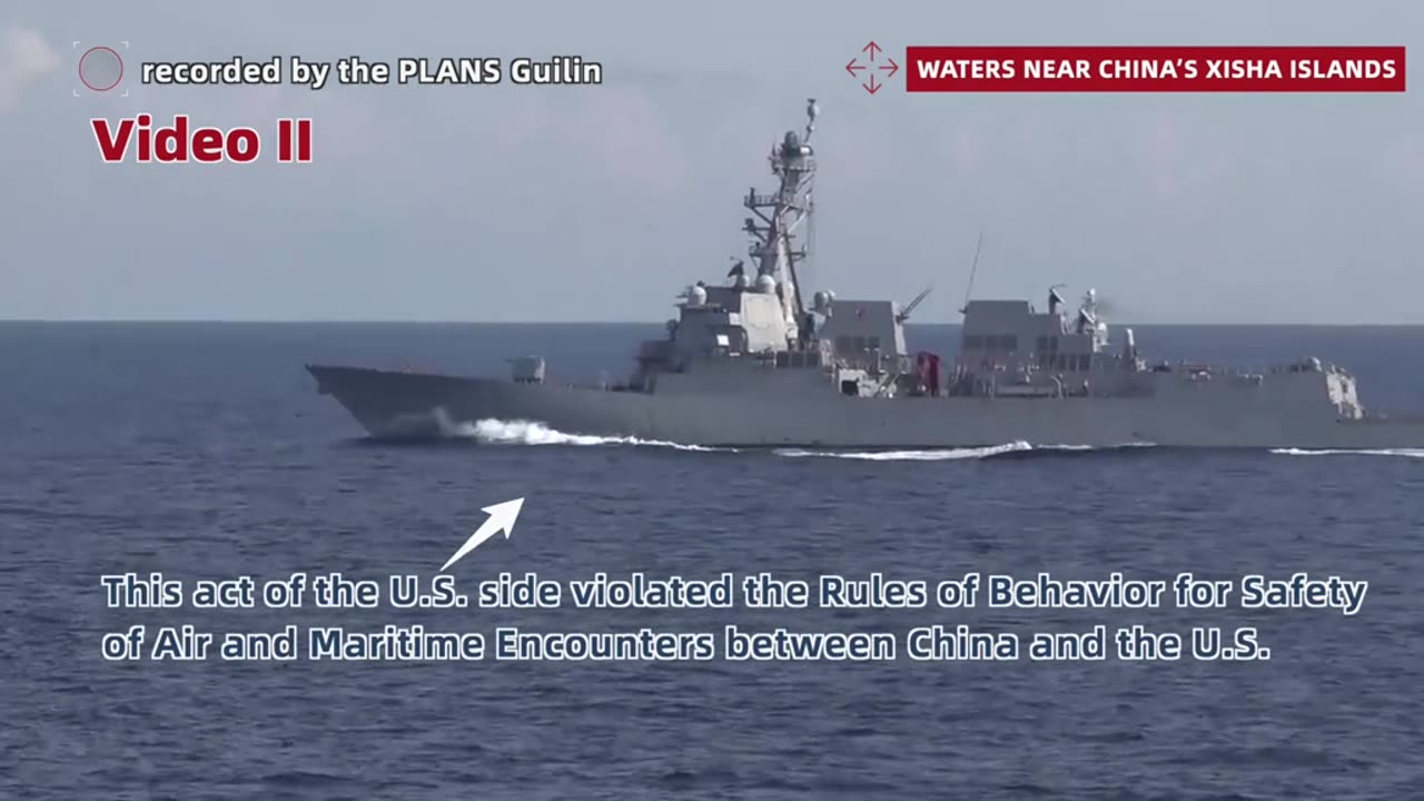 China releases clip of 'provocative' actions by USS Ralph Johnson