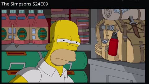 The Simpsons S24E09 points to September 24th Blackout and Comet Impact