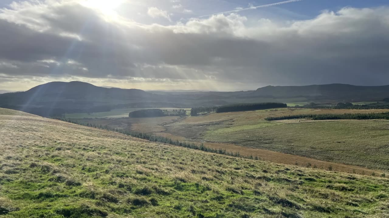 Sandy Hill - Cockup - Ingraston Hill - Broomie Law - Walton - Whitehill Head