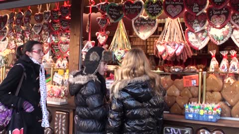 Christmas market of Saarbrücken Germany Marché de noël de Sarrebruck - Saarbrücker Christkindl-Markt