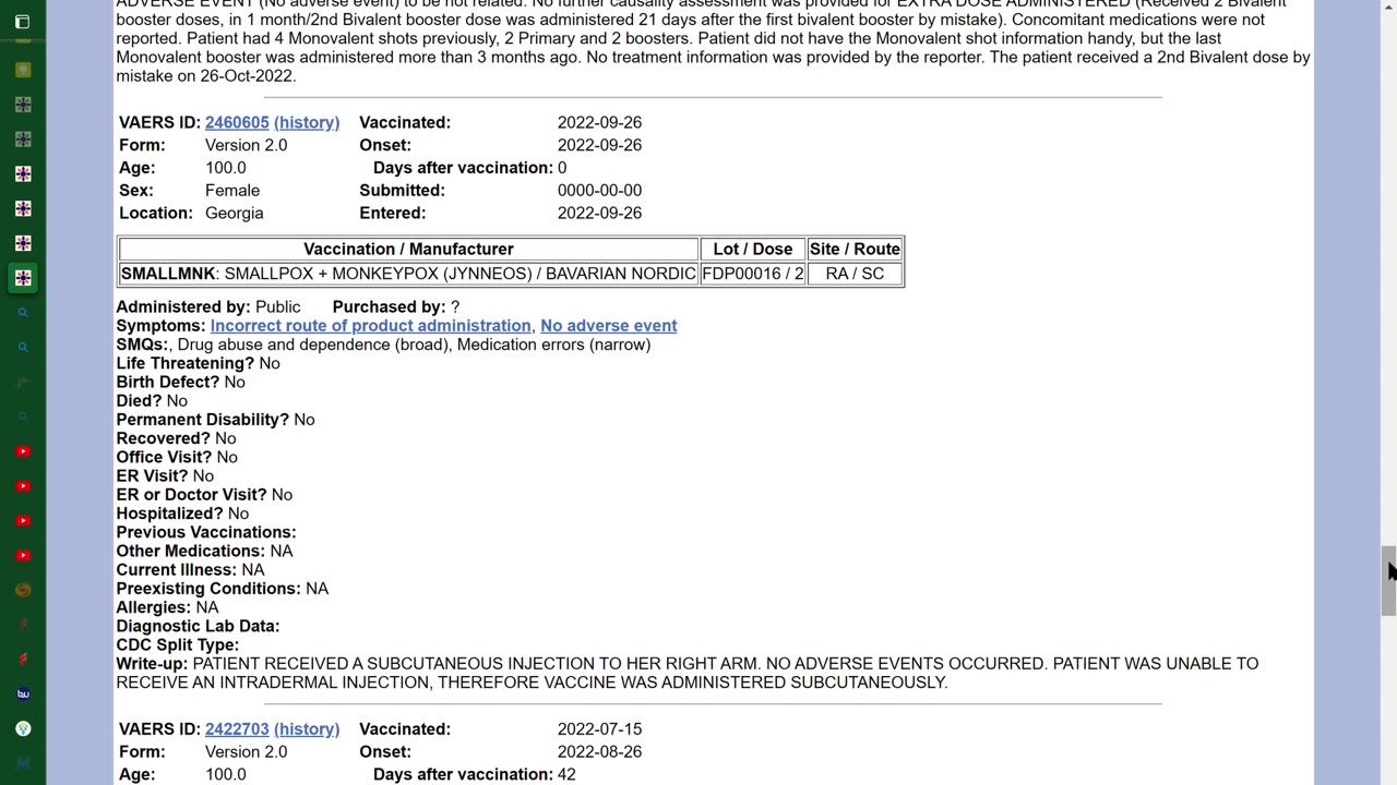 PREYINGHAWK REPORT #119: VAXXAS NEEDLE-FREE mRNA PATCHES & 100 YR-OLD IN VAERS FOR MPOX VAX!