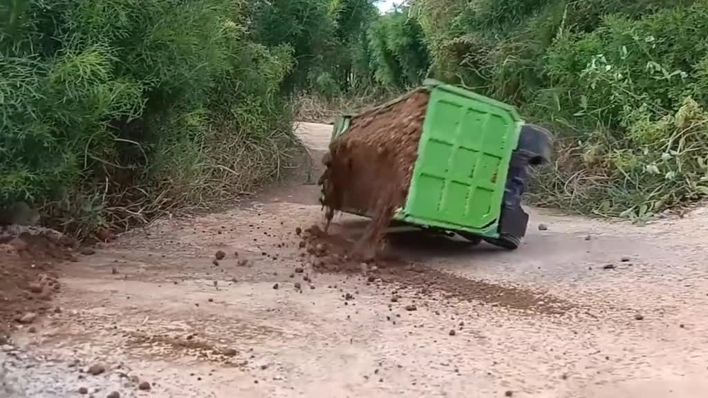 Dangerous car flips