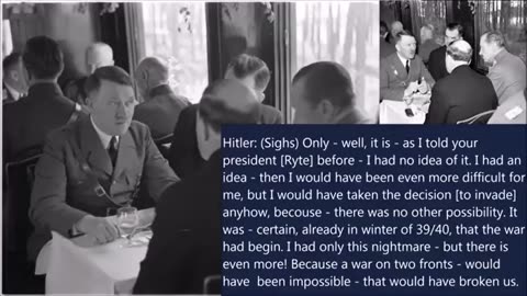 Secretly Recorded Hitler Conversation!