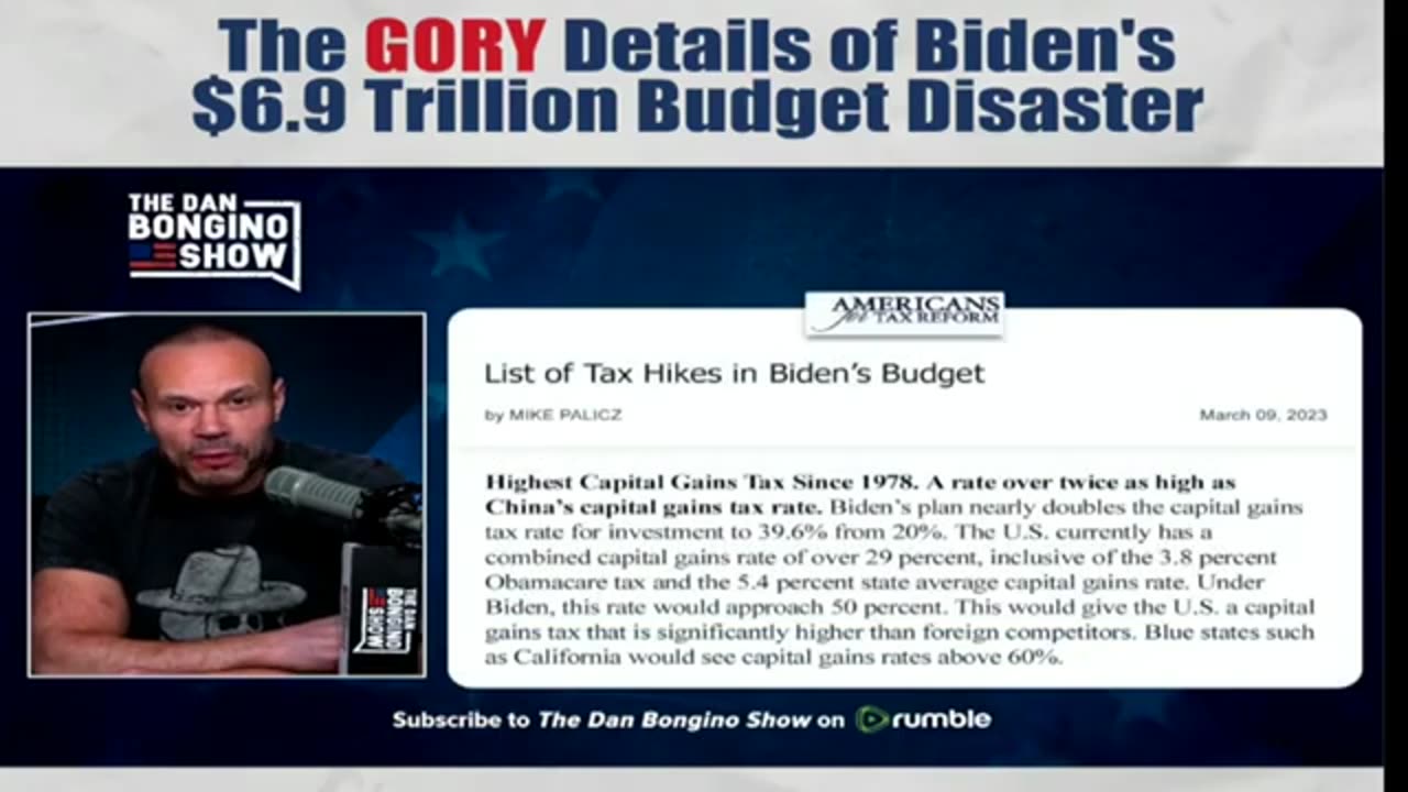 The Gory details of Bindes $69 Trillion Budget Disaster /dan Bongino Official