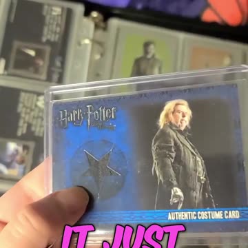 Deathly Hallows Movie Costume Cards! #weasleytwins #wizardingworld #movieprop #harrypotter