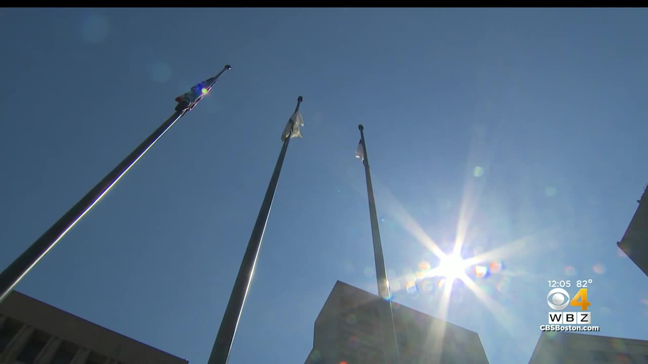 Christian Flag Raised Over Boston After Five Years