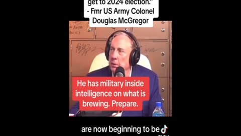 I Don't Think We'll Get To The 2024 Election