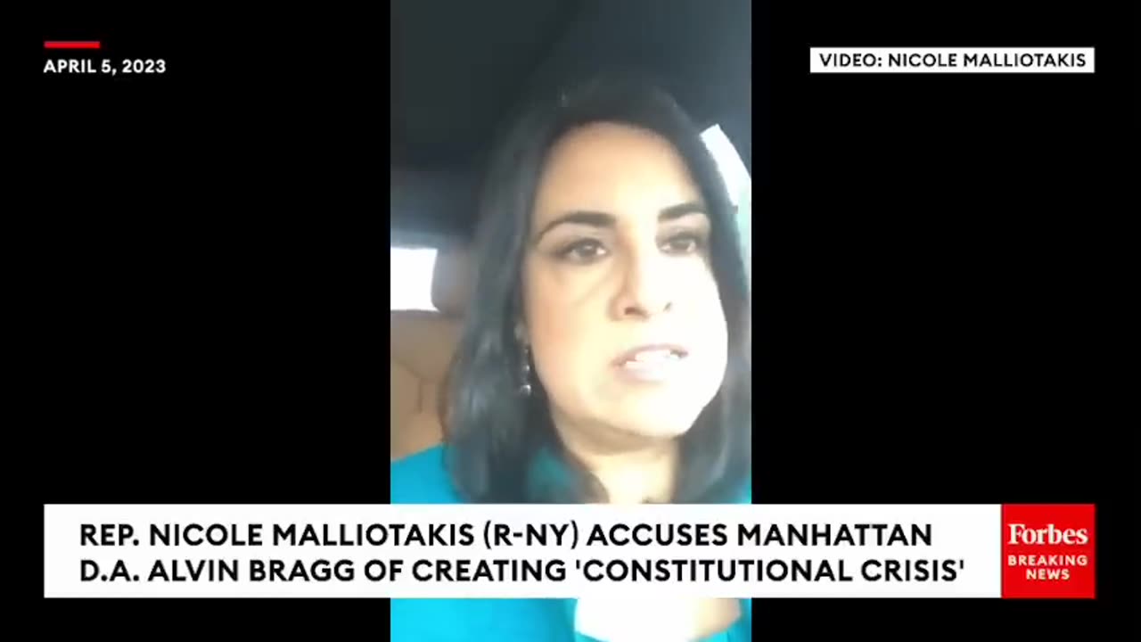 JUST IN- Malliotakis Accuses Alvin Bragg Of Creating 'Constitutional Crisis,' Calls For HIs Removal
