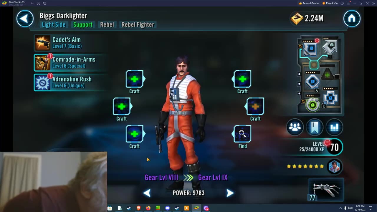 Star Wars Galaxy of Heroes F2P Day 115 Level 84
