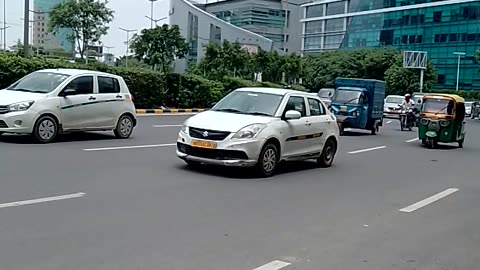 Gurugram cyber City road