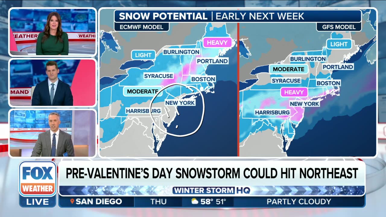 Pre-Valentine_s Day Snowstorm Could Hit The Northeast