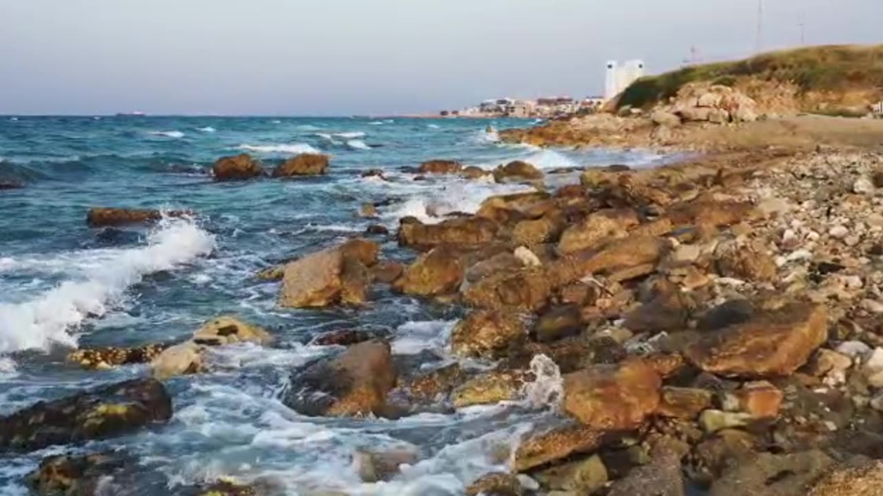 Drone photo crashing water