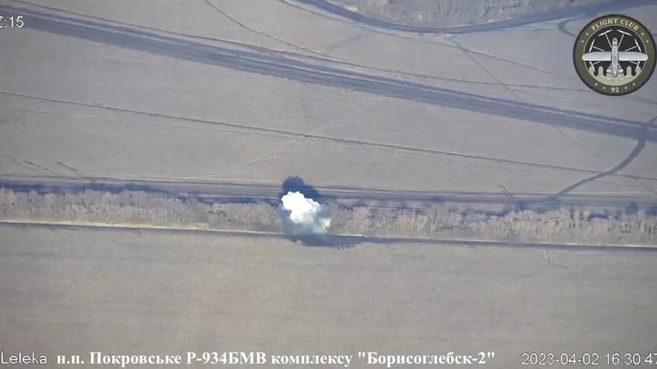 Shelling Russian Positions