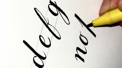 cursive alphabets