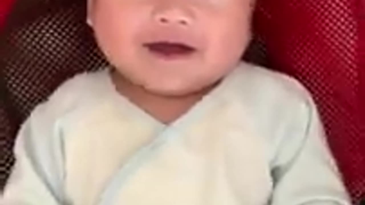 baby laughing