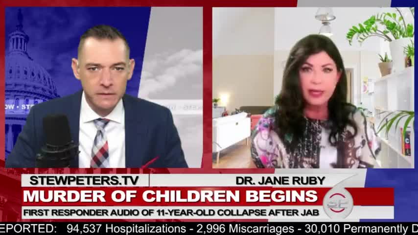Stew Peters, Murder of Children Begins: First Responders: Audio of 11 YR Old Collapse After Jab!