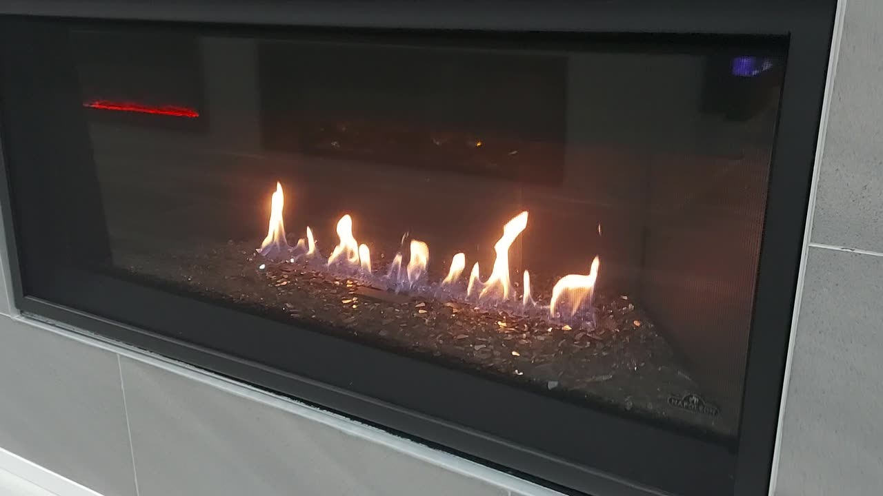 Fireplace video
