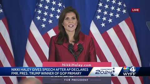 Nikki Haley speaks after Donald Trump wins SC GOP Primary