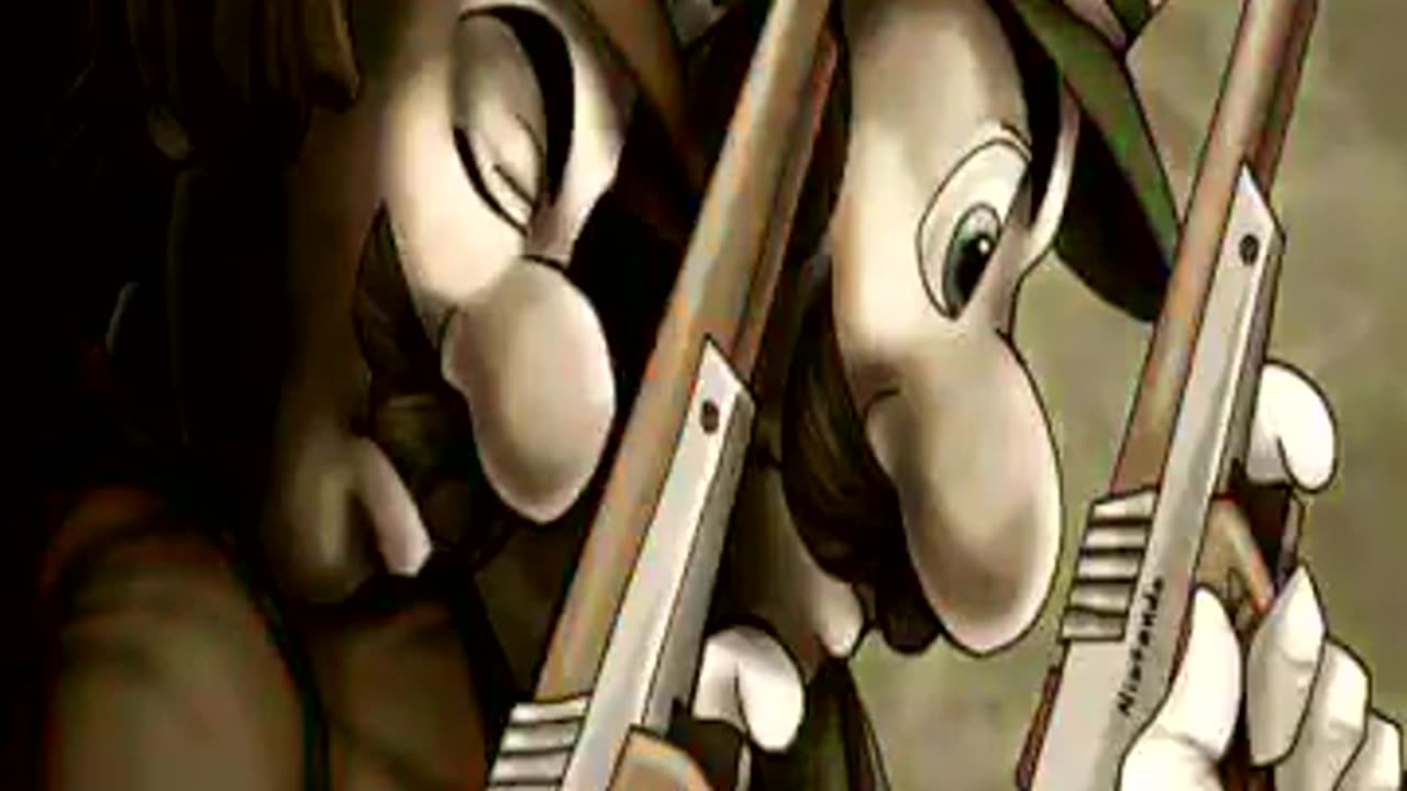 Mario and Luigi kills John Gotti