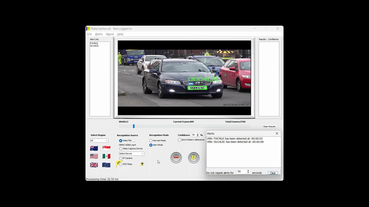 PlateCatcher Demo: Setting Up Your Alert List for Number Plate Detection