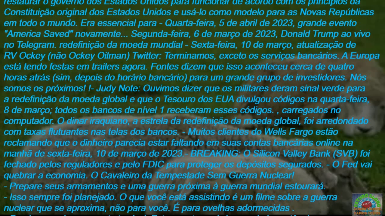 A tempestade começou!