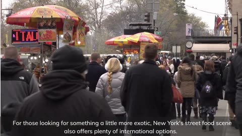 Exploring the Best Street Food in New York City | Pretzel Street Food | New York Street Food