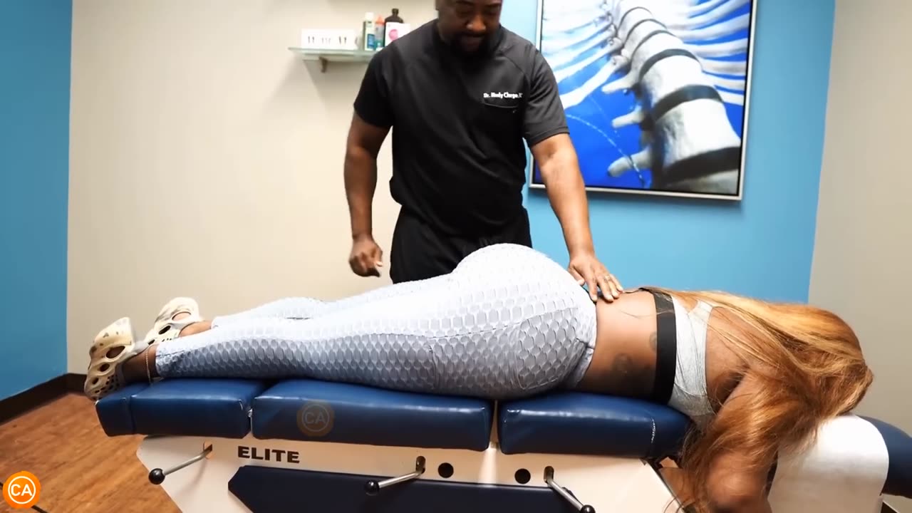 DIGGING Out ALL Her DEEPEST Muscle KNOTS w/ SATISFYING Chiropractic ASMR Cracks