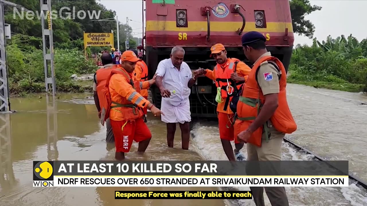 India: Rescue Operation Underway in Tamil Nadu, IAF Air-Drops Relief Material