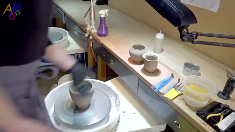 Luxury Teapot Making Process. Korean Pottery Master Craftsman