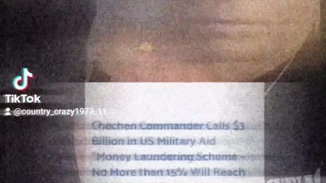 Out of 3 billion dollars sent to Ukraine only 15% makes it to the front line we know where the rest