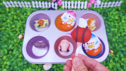 Satisfying Video l How To Make Cute Bee Lollipop Candy With Surprise Egg & Playdoh ASMR #13