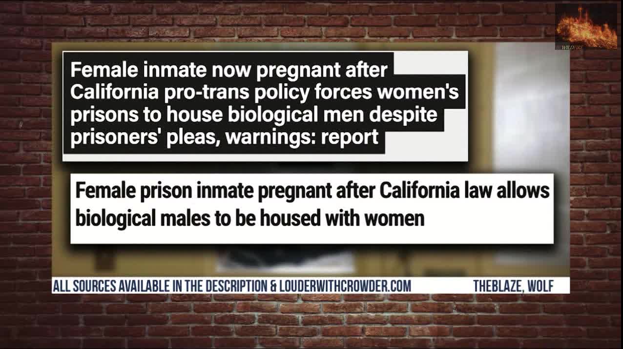 Jail Rape Leads to Pregnancy After Biological Male sent to ALL Women Prison