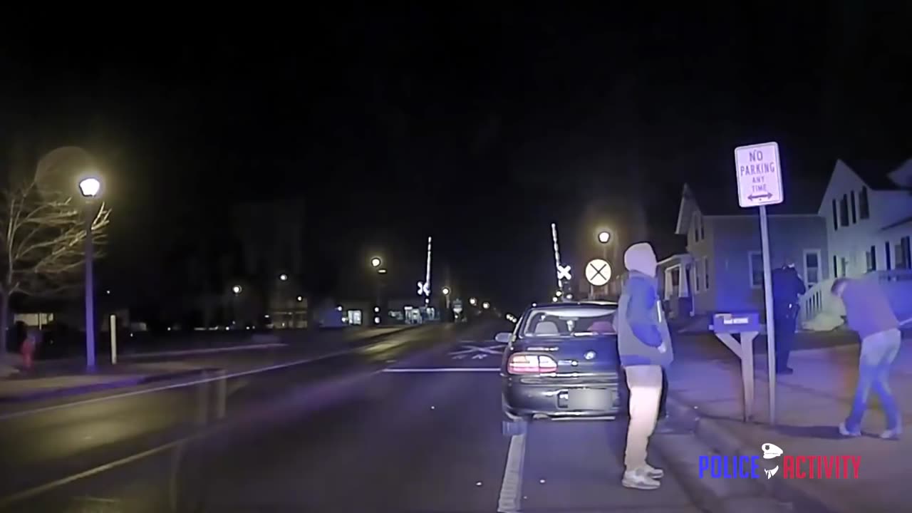 Dashcam Video Shows Couple's Car Getting EGGED During Traffic Stop