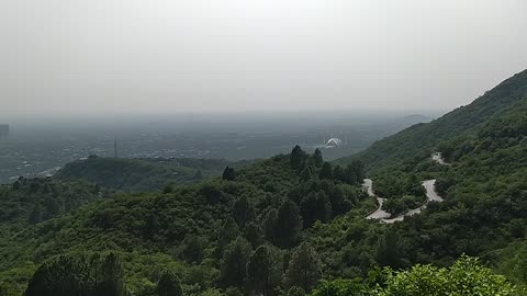 View of Islamabad from Marghala hills